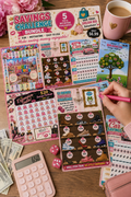 Cute Savings Challenge Bundle Printable | Money Saving Games | Luxury Pink Budget Tracker | Instant Download