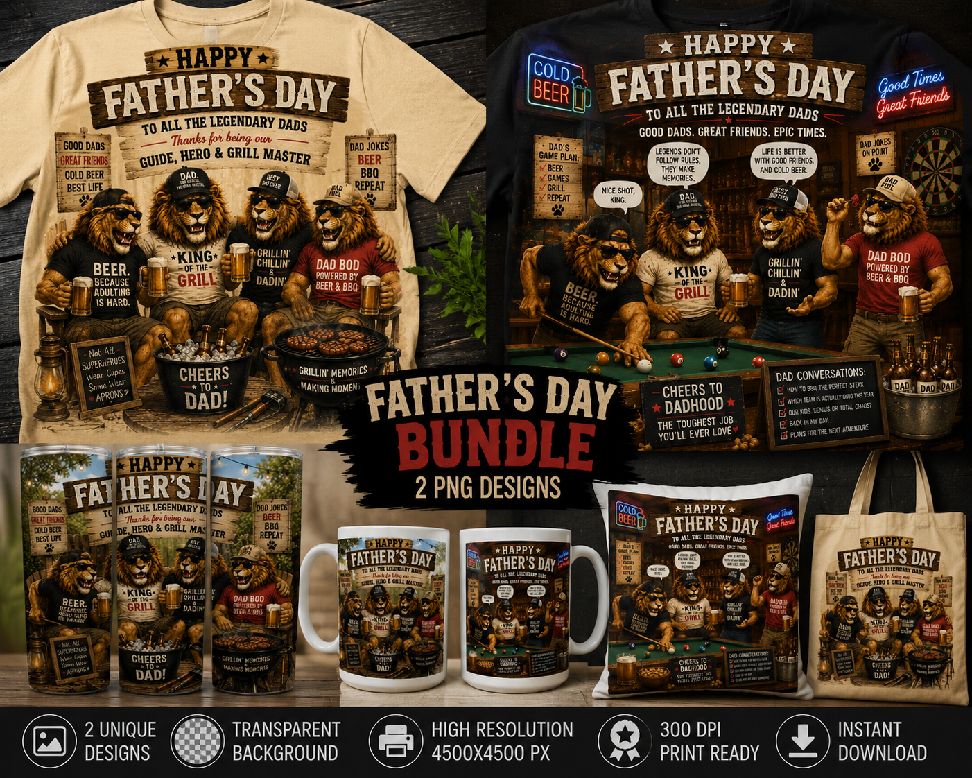 With the Bros funny Fathers Day PNG digital design