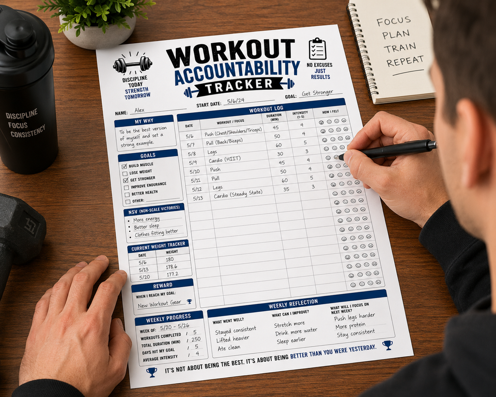 Weight Loss & Workout Journal
