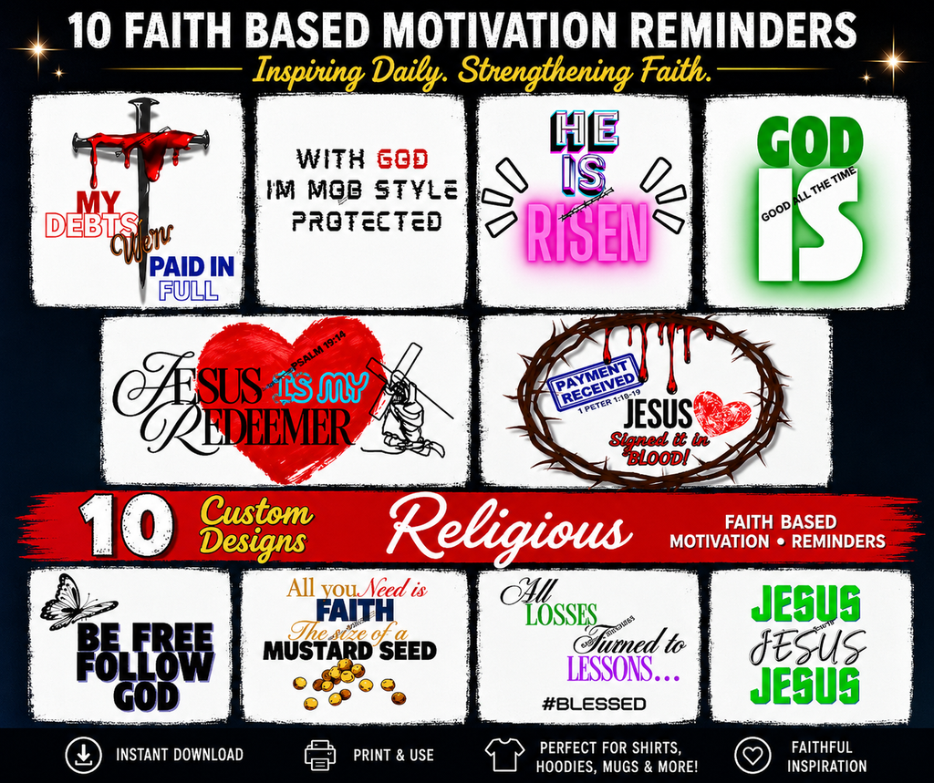 Faith-Based SVG Design Bundle