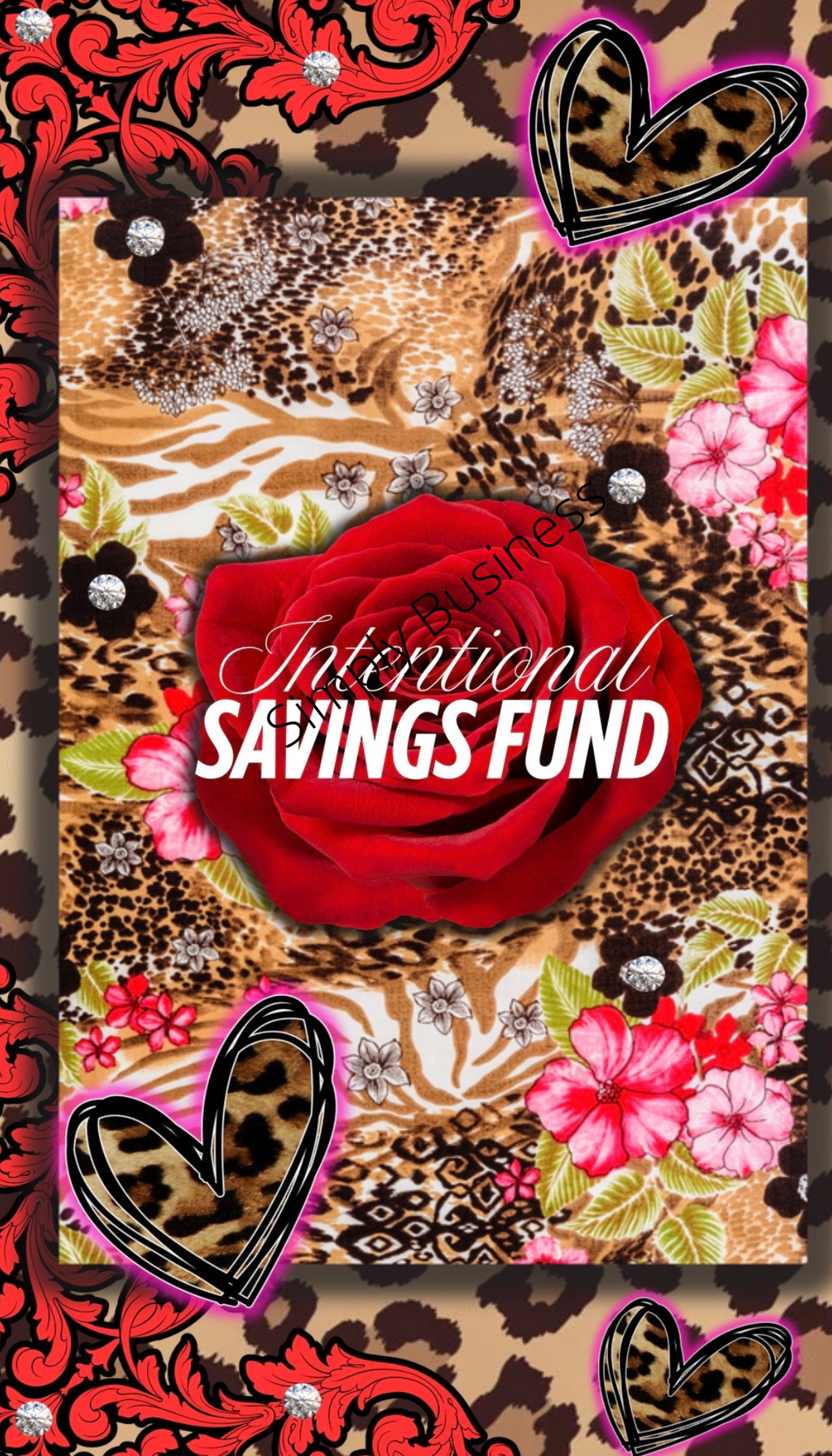 Money Goals & Pretty Things Savings Challenge Bundle