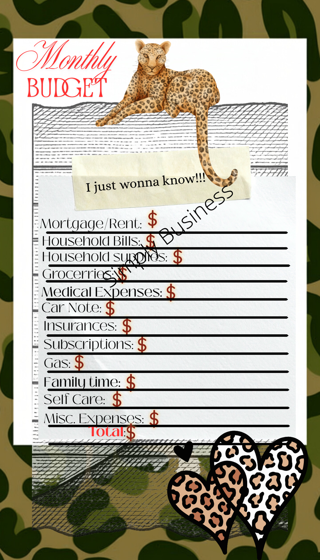 Money Goals & Pretty Things Savings Challenge Bundle