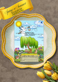 A Flutter of Excitement is in the Air! Whimsical Baby Shower Invitation – Lovely for Spring and Summer Baby Arrivals