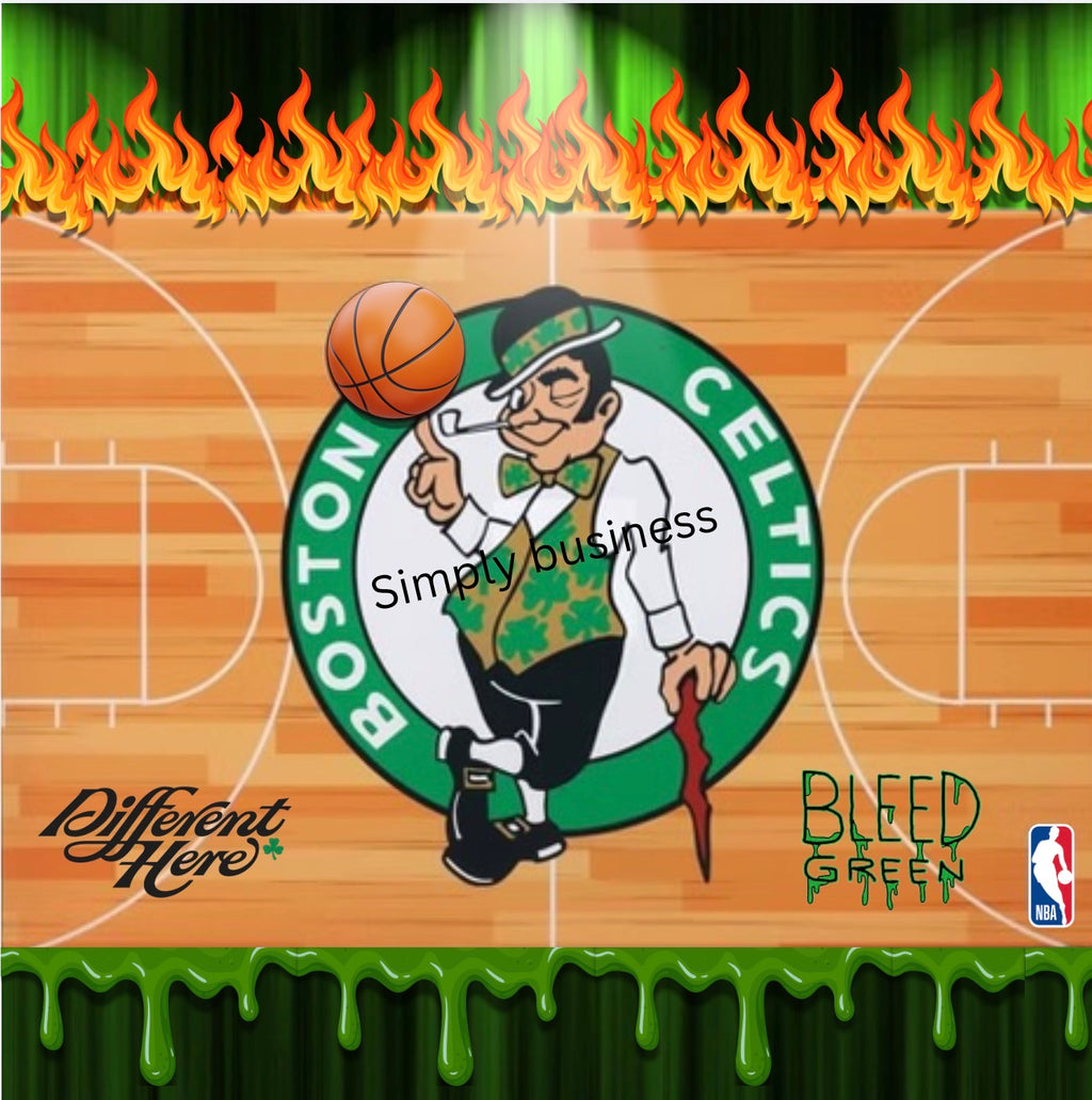 Boston Celtics 20oz Tumbler Design – Printable PDF & PNG