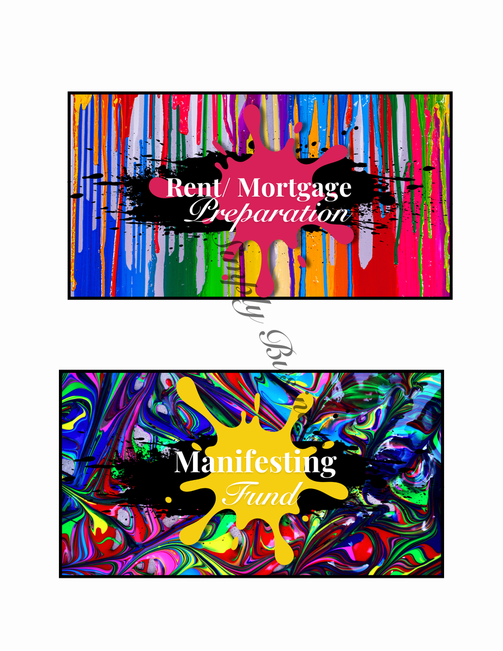 Painting Your Financial Future Savings Binder Dashboards Printable Set
