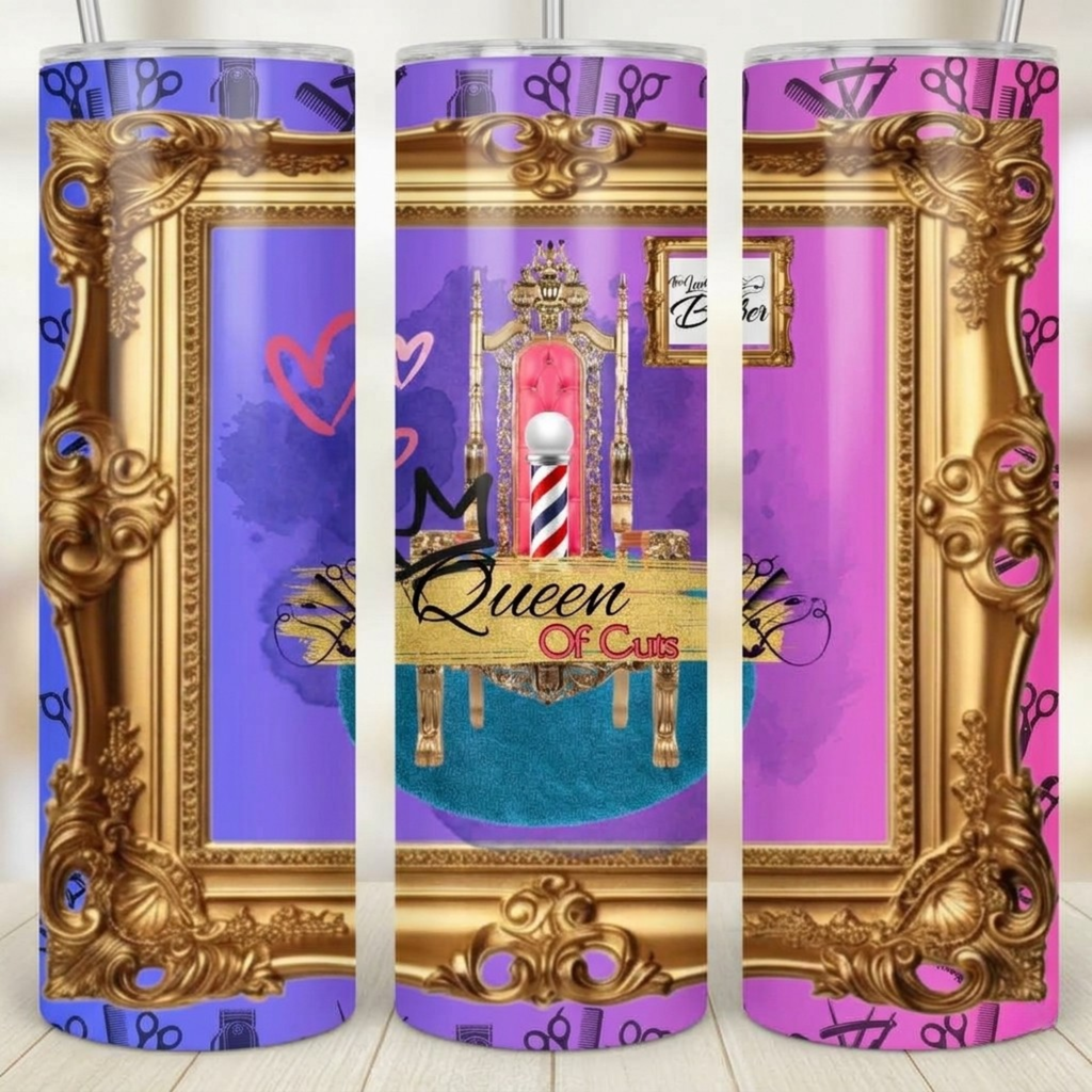 Female Barbers 20 oz Tumbler Design – PNG File